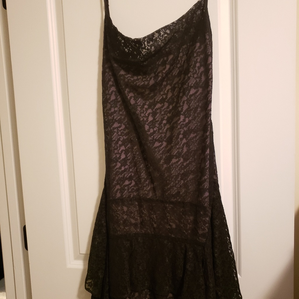 Victoria's Secret Black Lace Dress Sz 6 NWOT